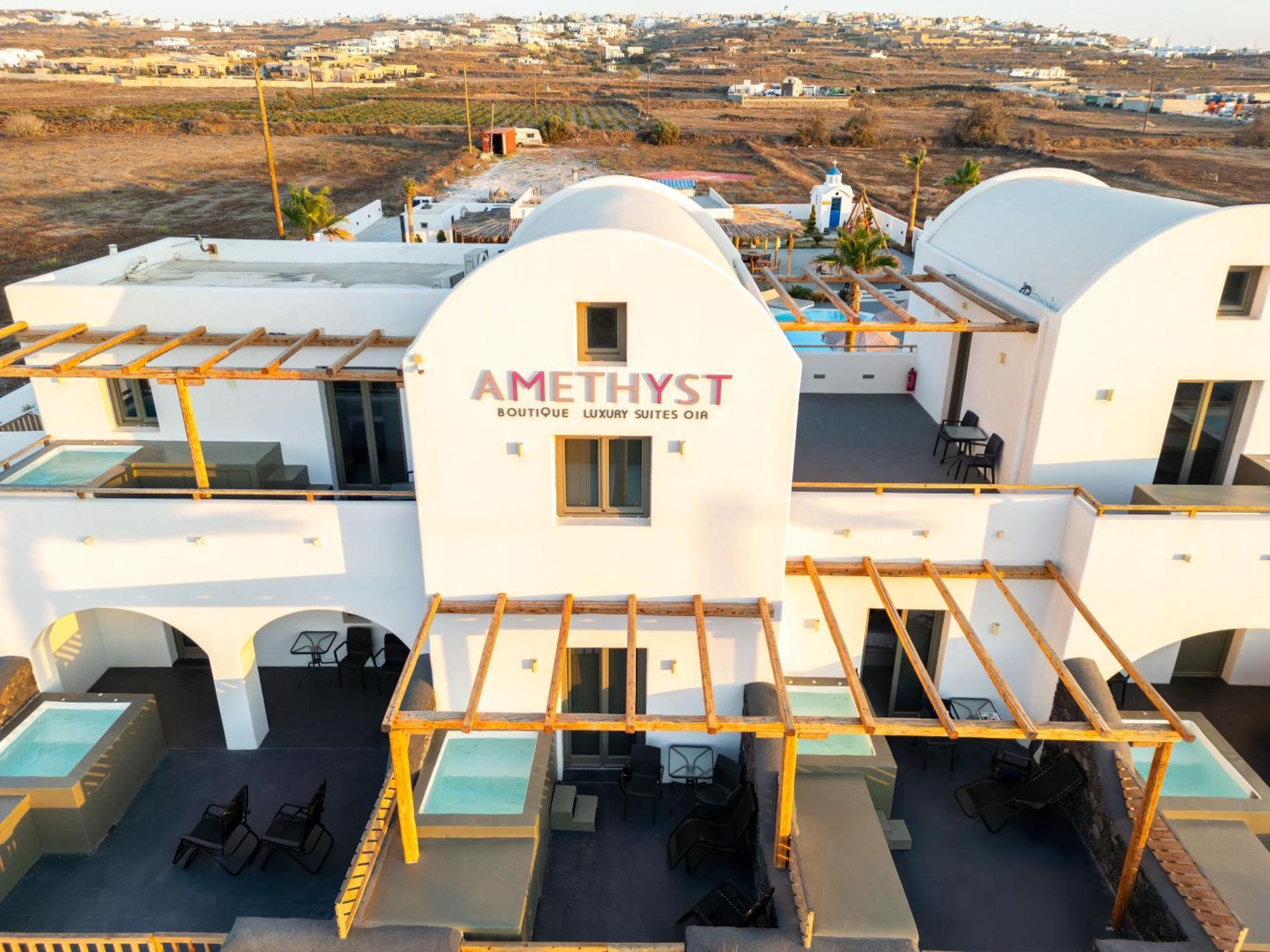 Amethyst Luxury Suites Oia Exterior foto